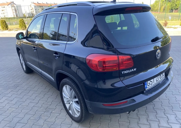 Volkswagen Tiguan cena 53999 przebieg: 163000, rok produkcji 2013 z Rymanów małe 781